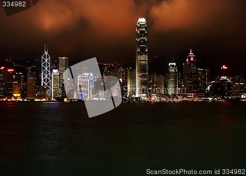 Image of Hong Kong by night