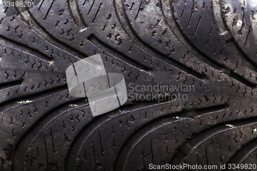 Image of damaged tires  