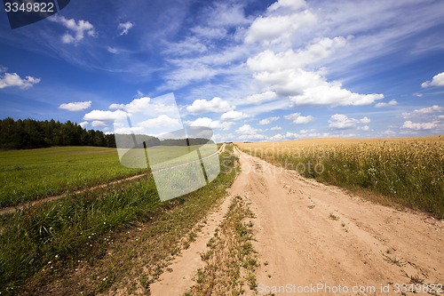 Image of the small road  