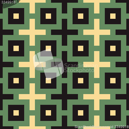 Image of Seamless geometric background. Mosaic. 