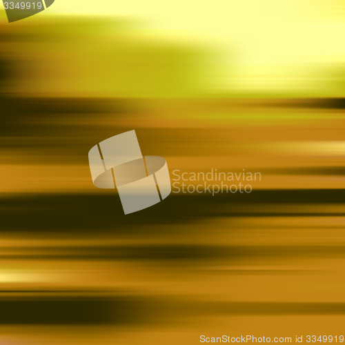 Image of Gold waves background. Metal plate with reflected light. 