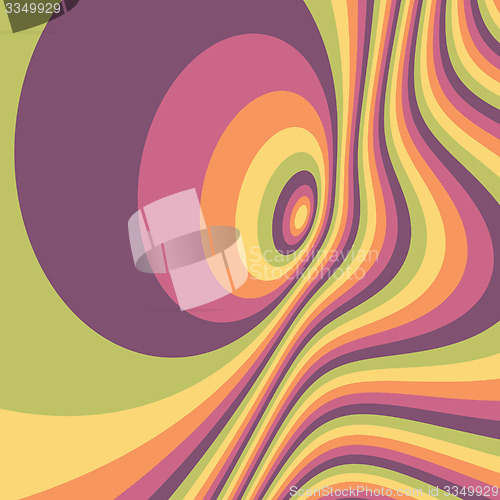 Image of Abstract swirl background. Pattern with optical illusion. 