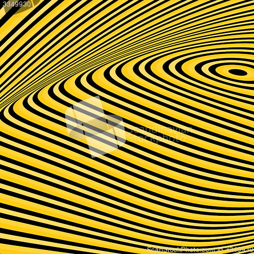 Image of Pattern with optical illusion. Abstract background. Optical art.