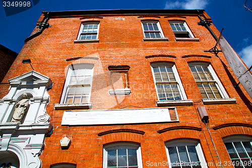 Image of exterior old   in england   wall and history