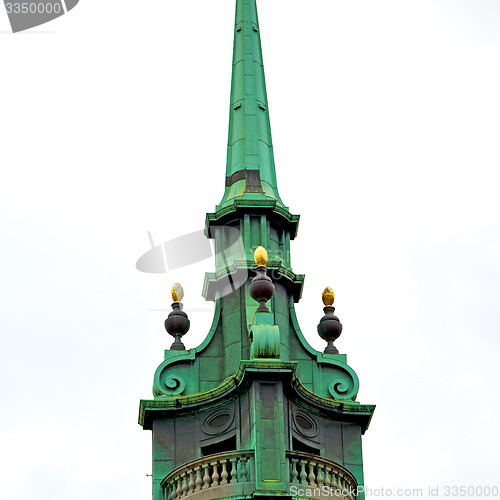 Image of exterior old architecture in england london europe wall and hist