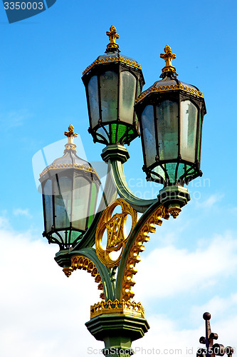Image of   in the sky of london lantern and abstract illumination