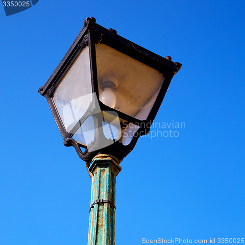 Image of europe in the sky of italy lantern and abstract illumination