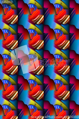 Image of Abstract 3d background
