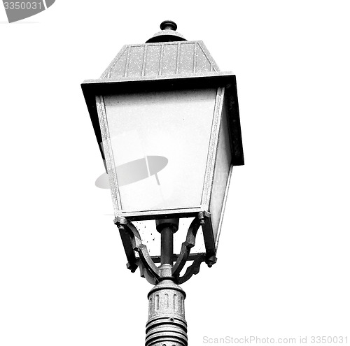 Image of europe in the sky of italy lantern and abstract illumination