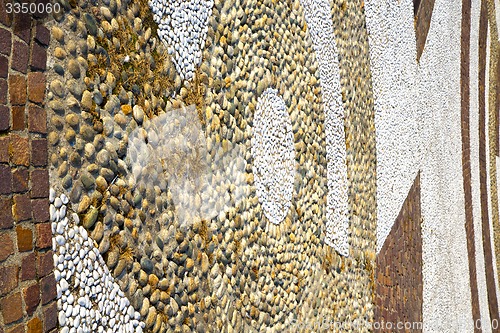 Image of old  milan      in italy church concrete   stone