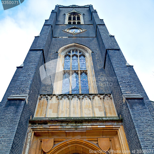 Image of old architecture in england london europe wall and history