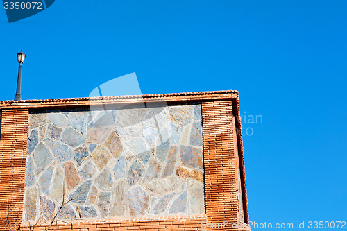 Image of line in morocco africa and colorated  abstract