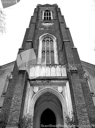 Image of old architecture in england london europe wall and history
