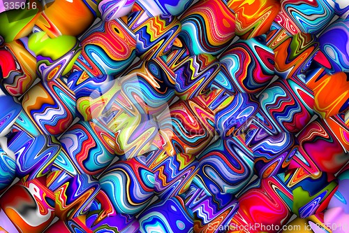 Image of Abstract 3d background