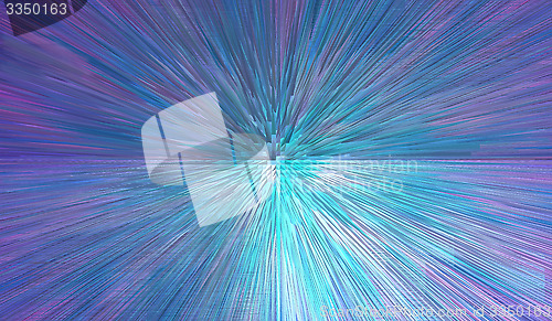 Image of blue abstract texture with sharp beams