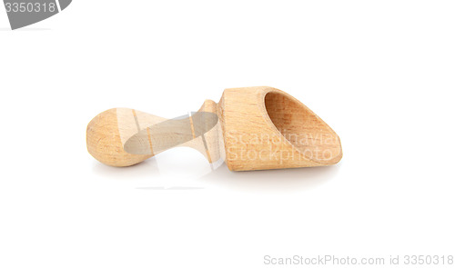 Image of Small wooden scoop