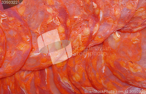 Image of Spicy chorizo slices