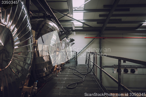 Image of Industrial interior of an alcohol factory