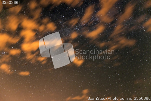 Image of Night sky with stars