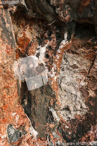 Image of Rock salt on stones 