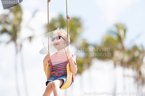 Image of kid at vacation