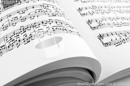 Image of Pages of a music book