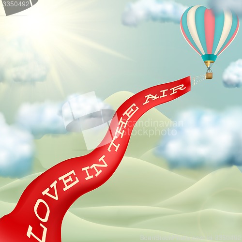 Image of Hot air balloon. EPS 10