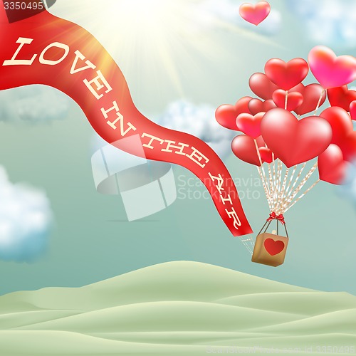 Image of Hot air balloon. EPS 10