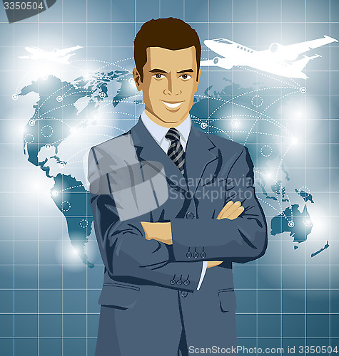 Image of Vector Businessman In Suit