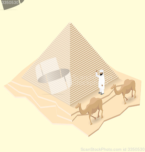 Image of Vector 3d Flat Isometric Monument