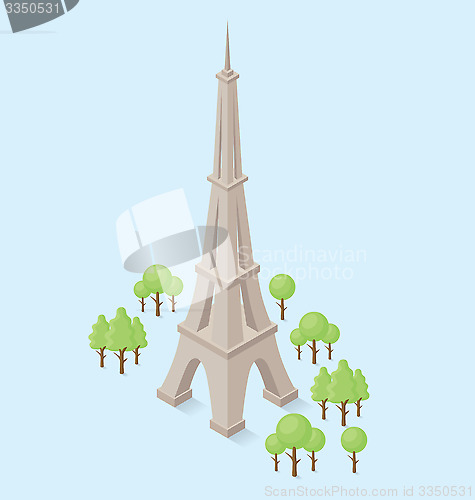 Image of Vector 3d Flat Isometric Monument