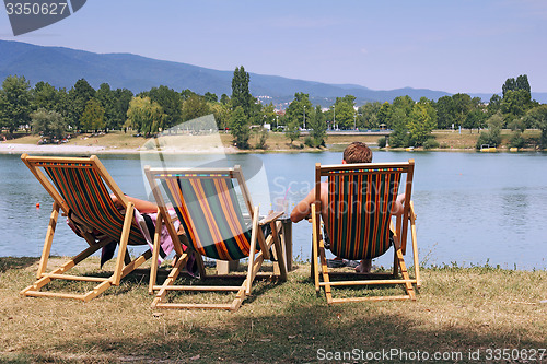 Image of On the shore  lake