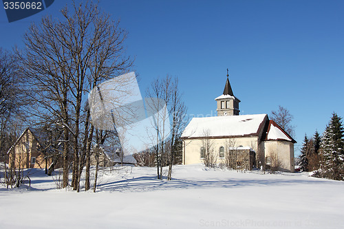 Image of Church in the snow 