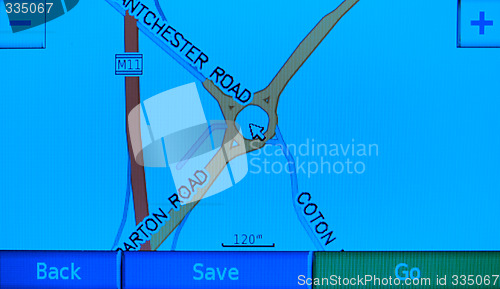 Image of GPS screen