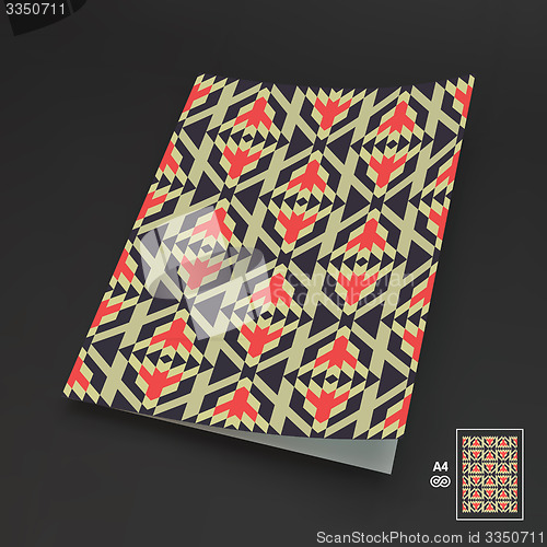 Image of Seamless Vector Background. A4 Business Blank. 