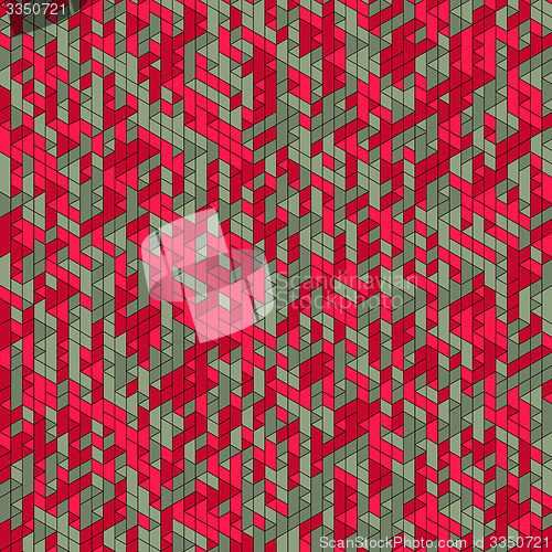 Image of Abstract Background. Mosaic. Vector Illustration. 