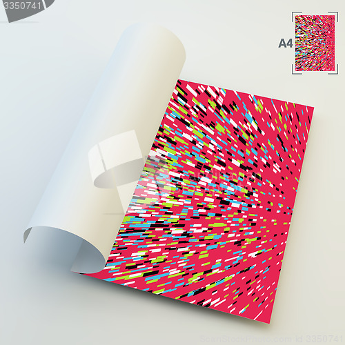 Image of Abstract Technology Background. Vector Illustration. 