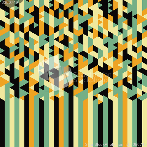 Image of Abstract Geometric Background. Mosaic. Vector Illustration. 