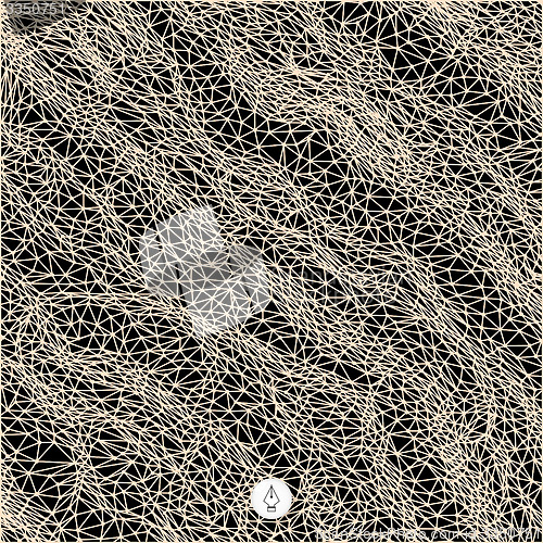Image of Network abstract background. 3d technology vector illustration. 