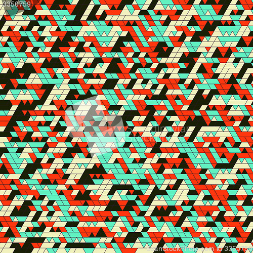 Image of Abstract Background. Mosaic. Vector Illustration. 