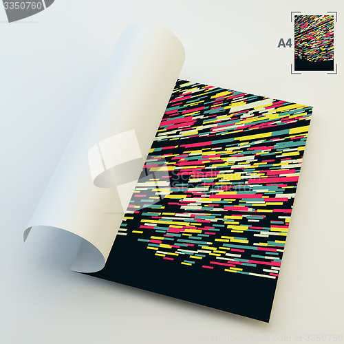 Image of Abstract Technology Background. Vector Illustration. 