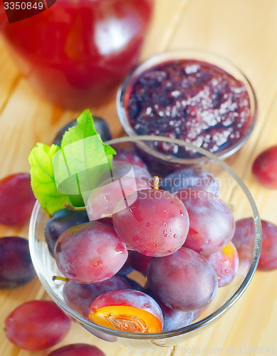 Image of plum with jam