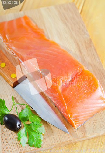 Image of raw salmon