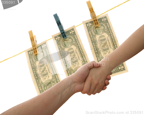 Image of Dollars on the wire