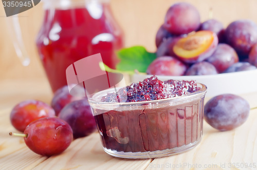 Image of plum with jam