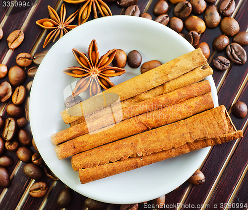 Image of coffee and aroma spice