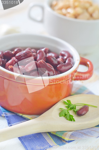 Image of red and white bean