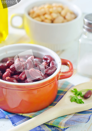 Image of red and white bean