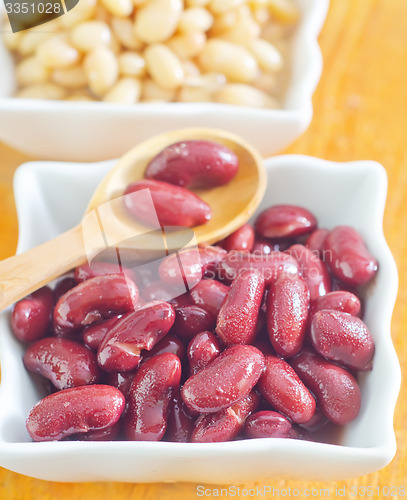 Image of red and white beans