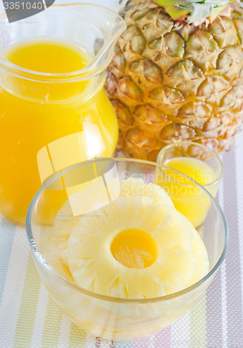 Image of pineapple and juice